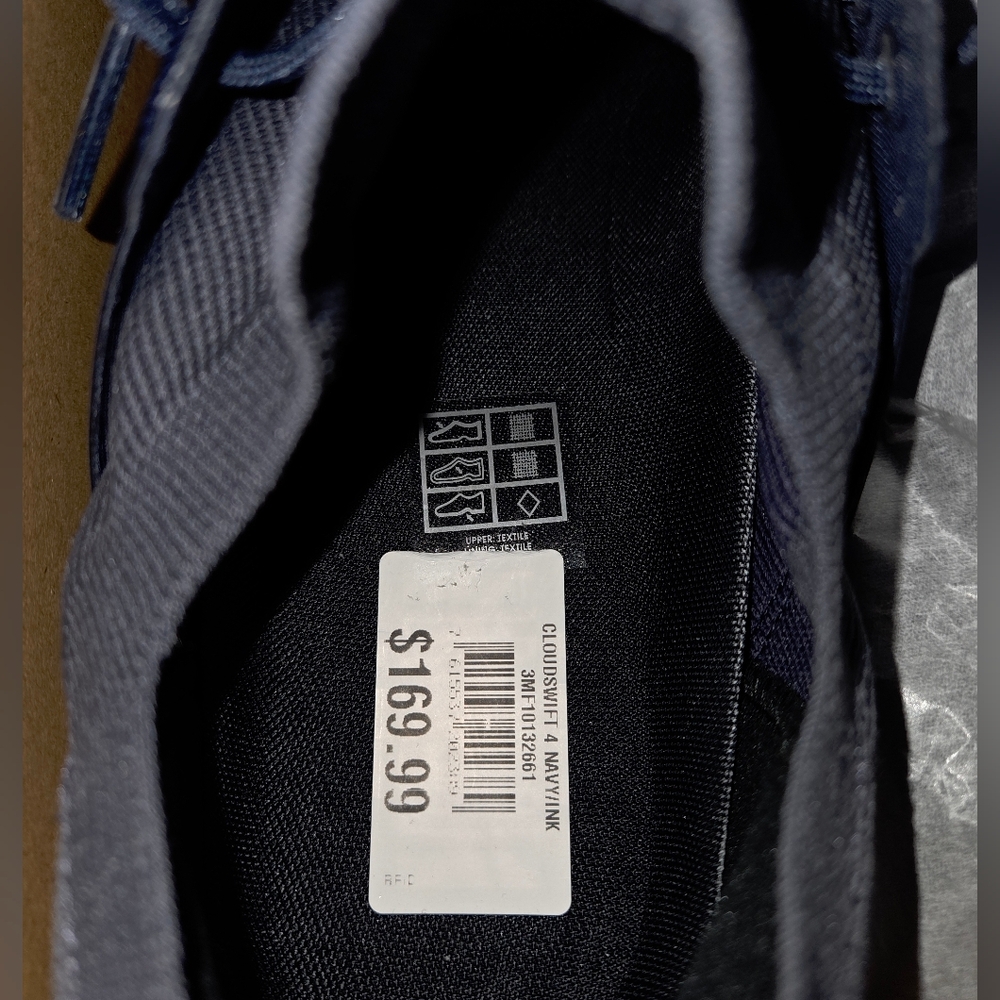 On Cloudswift 4 Running Shoes Men's US Size 10.5 Navy/Gray (NIB) - Picture 8 of 9